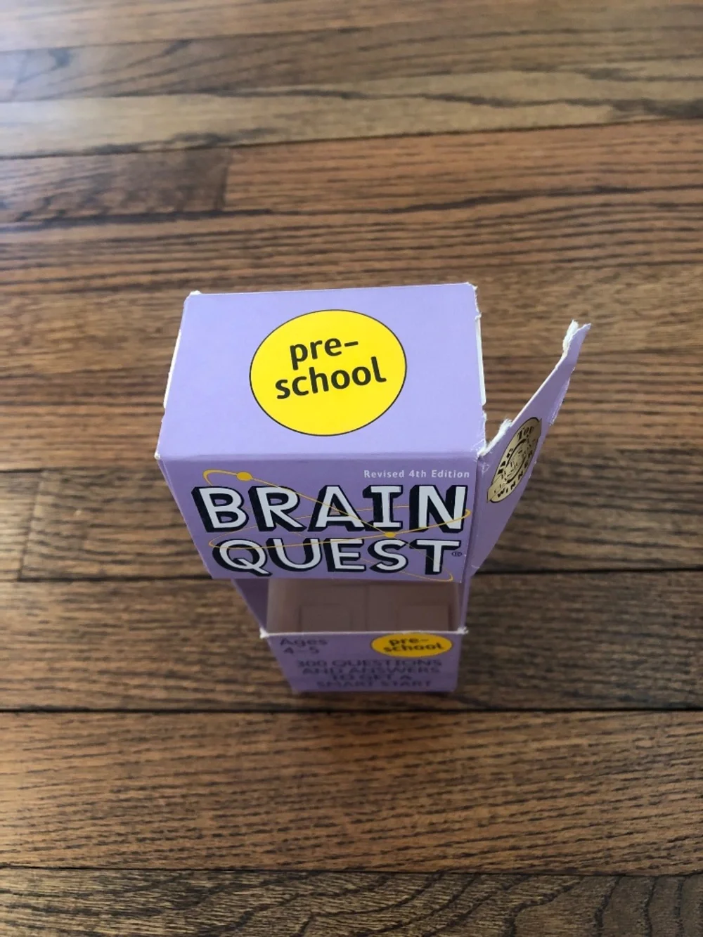 Brain Quest Question & Answer Cards,Preschool(Ages 4-5) & Kindergarten(Ages 5-6)